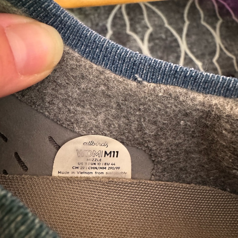 Allbirds Blue Wool Sneakers